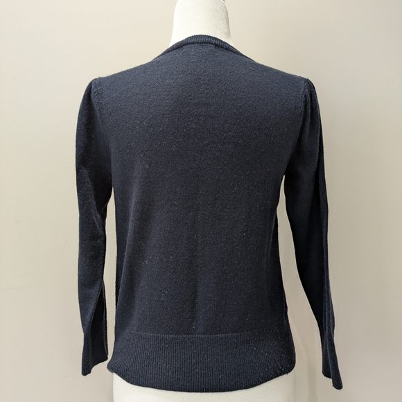 RARE! Union Jack Cardigan Sweater - Navy and Red - Picture 2 of 4